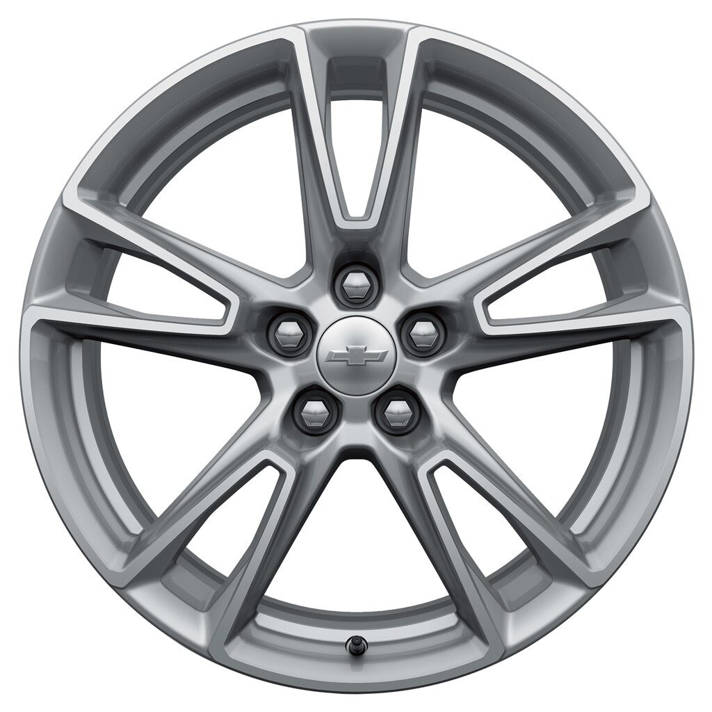 Rin Camaro de cinco brazos divididos pintado en Plata.
