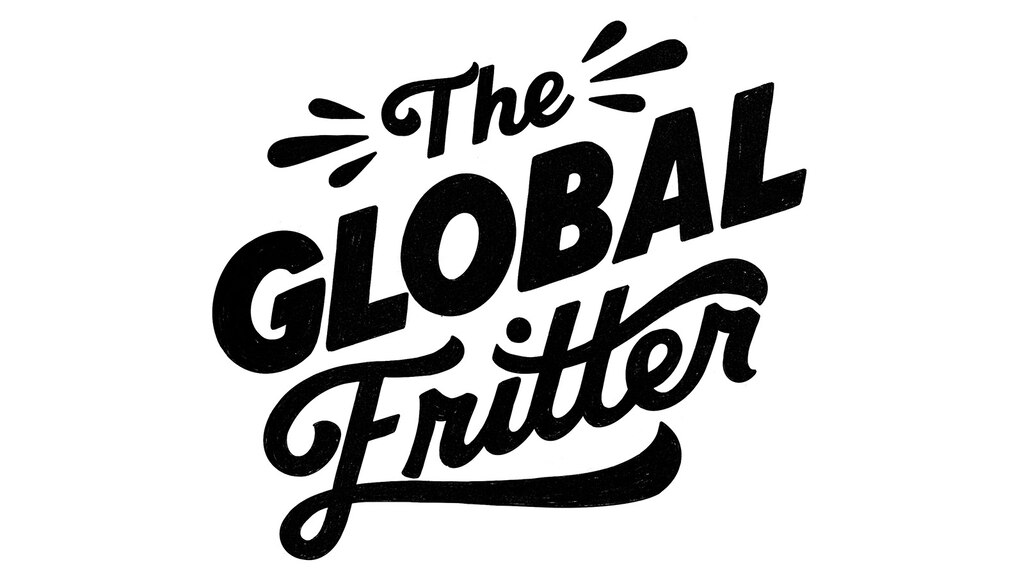 Texto con la leyenda "The Global Fritter".