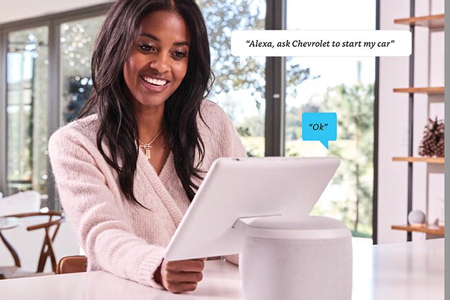Funciones de Amazon Alexa disponibles para vehículos Chevrolet equipados.