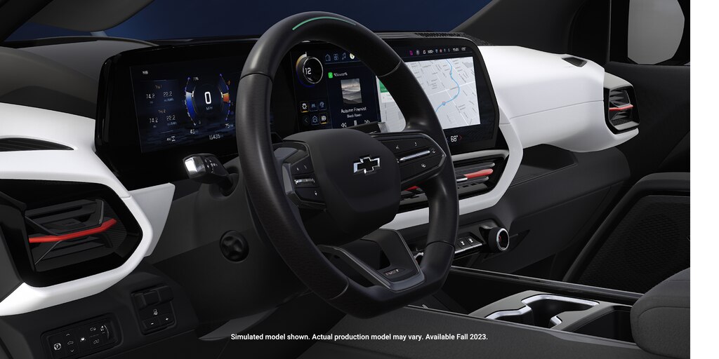 Interior de la Silverado EV