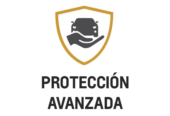 Ícono del plan de protección avanzada de Chevy con una mano sosteniendo un vehículo