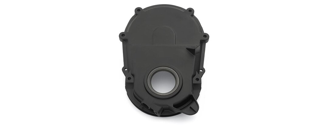 Componentes de bloques grandes de cilindros de Chevrolet Performance - Cubierta de la cadena de distribución para Gen V y Gen VI