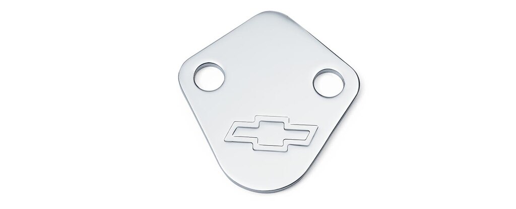Componentes de bloques grandes de cilindros de Chevrolet Performance - Placa de bloqueo para bomba de combustible