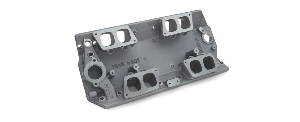 Colector inferior de bloque grande Chevrolet Performance para 502 Ram Jet, núm. de parte 12464482
