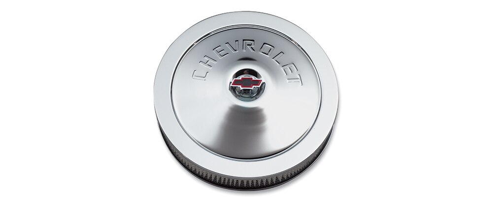 Filtro de aire de diseño clásico con el logo Chevrolet serie LS/LT/LSX Chevrolet Performance, N.° de parte 12342071