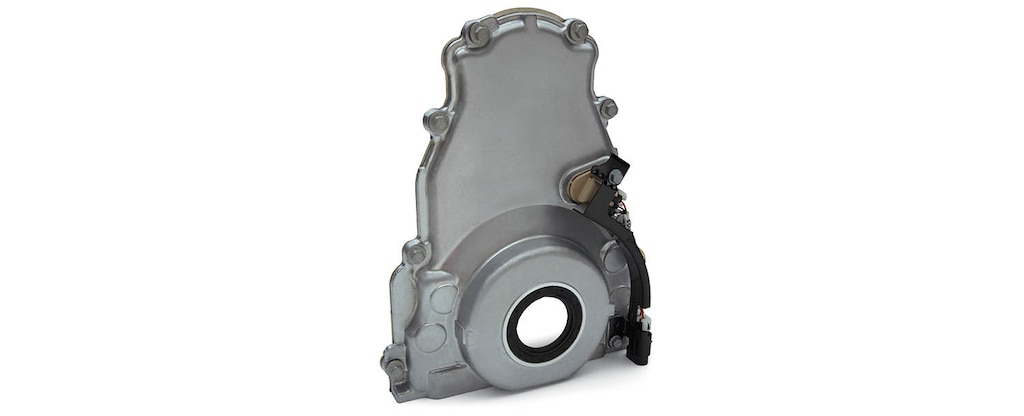 Tapa de distribución delantera LS2 o LS3 del bloque de motor de cilindros LSX Bowtie para producción serie LS/LT/LSX de Chevrolet Performance