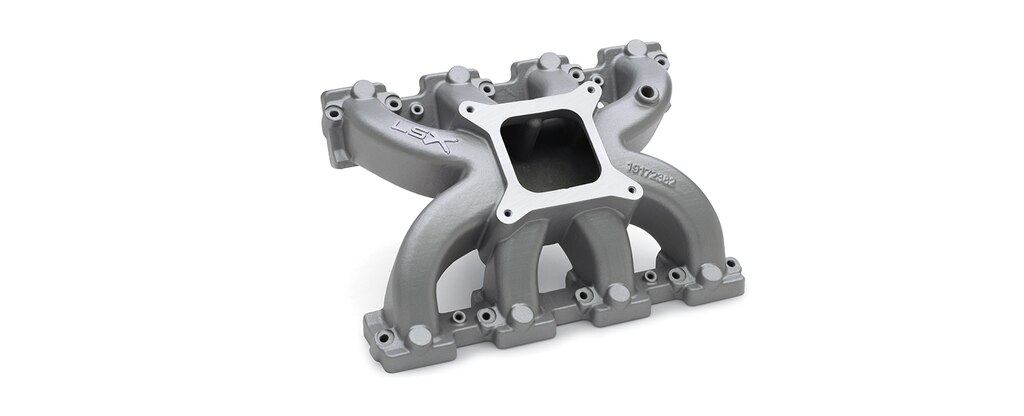 Múltiple de admisión 4-BBL de plataforma estándar, un solo plano, LSX y LS7 de Chevrolet Performance, número de parte 19244033