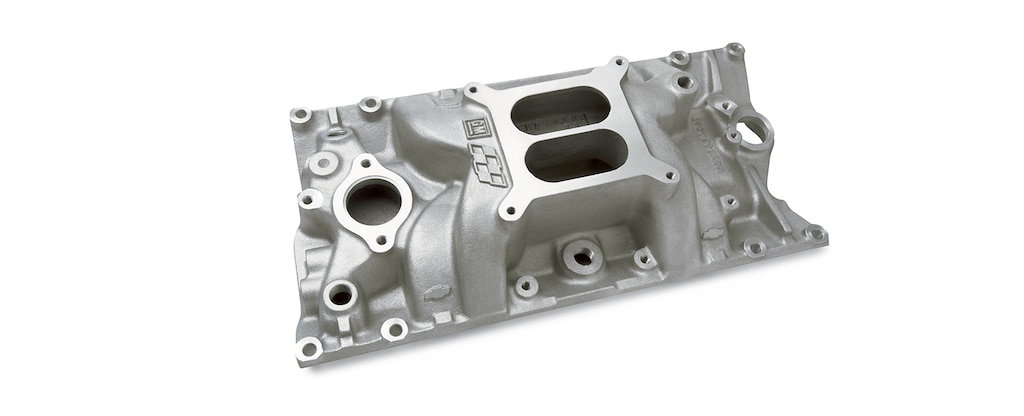 Colector de admisión de bloque pequeño Chevrolet Performance para motores de diseño de cabezal Vortec, número de parte 12366573