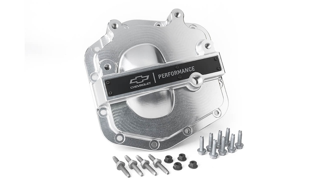 Accesorios de mejora de vehículos todo terreno Chevrolet Performance para la Colorado ZR2: Cubierta de diferencial trasero, N.° de parte 84401895