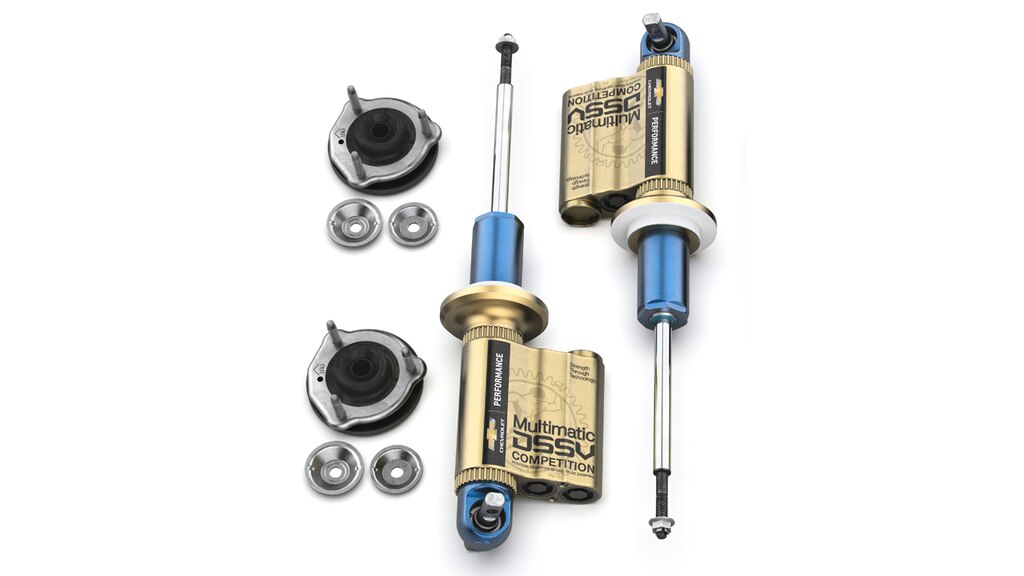 Accesorios de mejora de vehículos todo terreno Chevrolet Performance para la Colorado ZR2: Amortiguadores DSSV delanteros de largo recorrido, N.° de parte 84981272