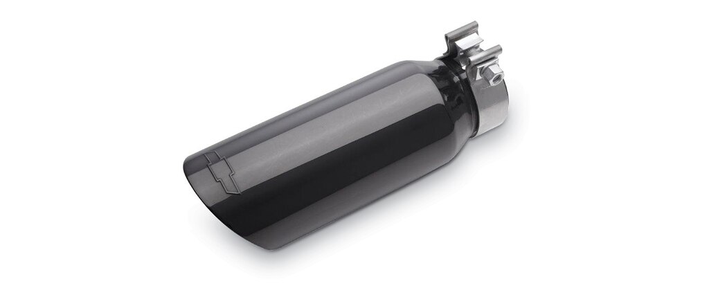 Mejora para vehículos Silverado totalmente nueva con punta de escape en Negro Cromado de Chevrolet Performance
