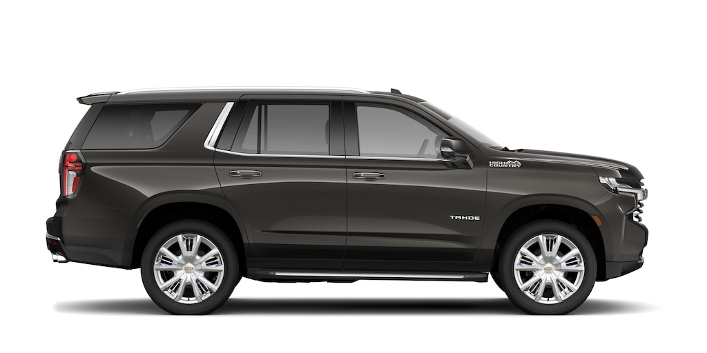 Toma de perfil de la SUV de tamaño completo Tahoe 2021