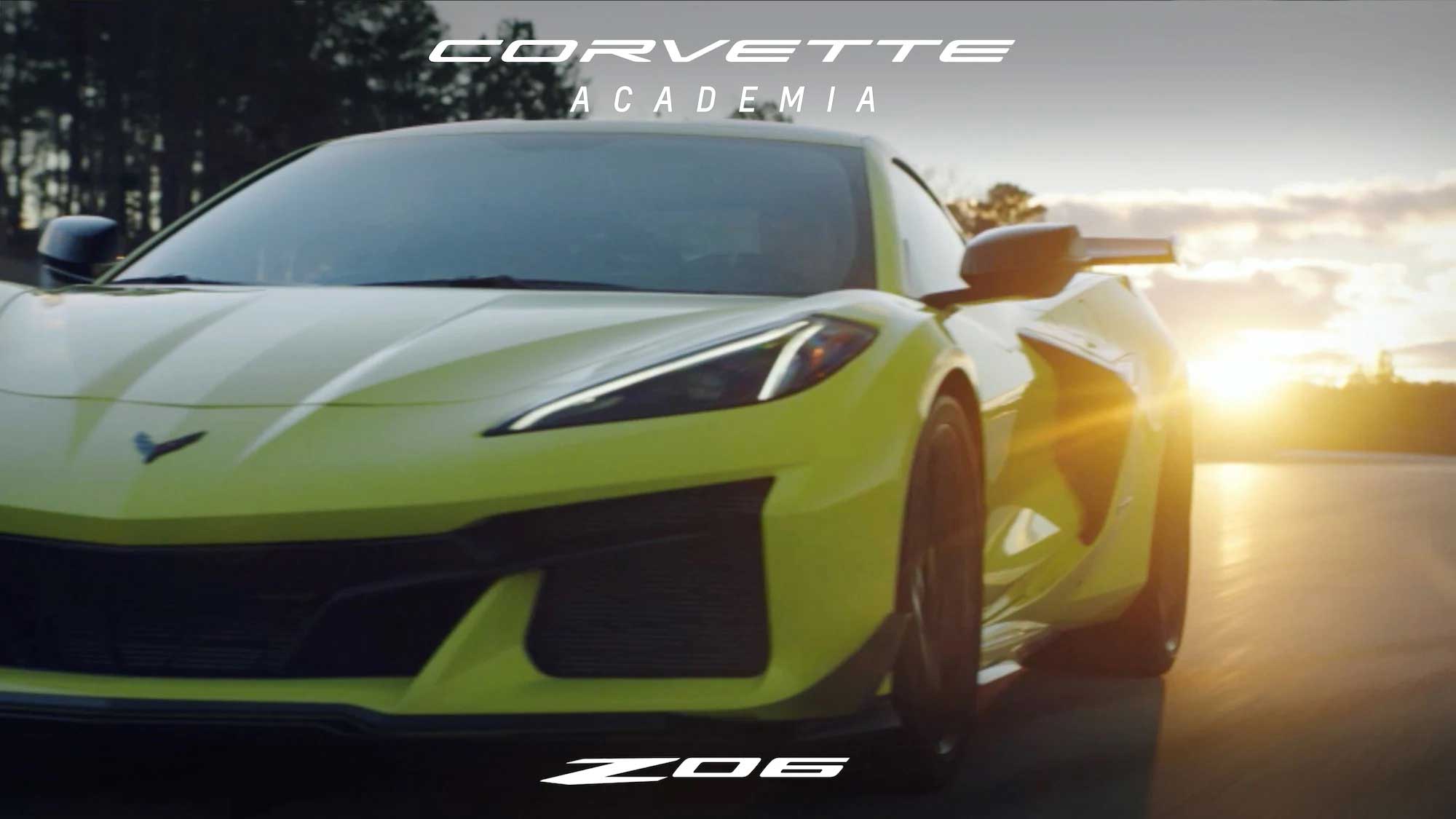 Corvette Z06 2023: Corvette Academy - Paquete Z07 Performance