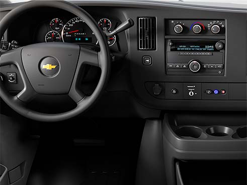 Tecnología de la van Chevy Express 2023