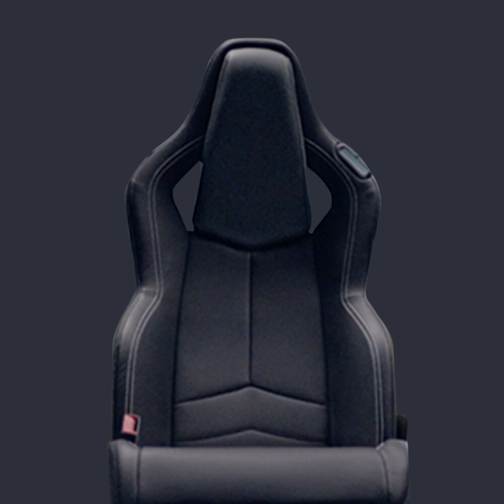 Asiento del Chevrolet Corvette GT1 2023 con motor central