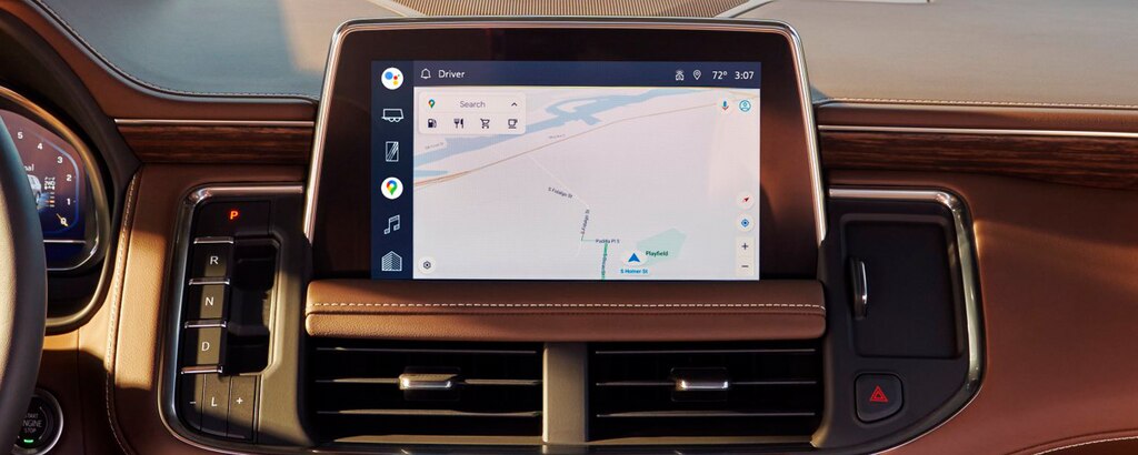 Capacidad de navegación integrada disponible de la Chevy Tahoe