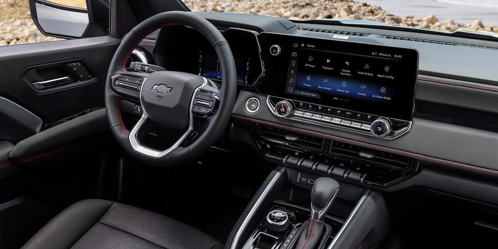 El sistema de infoentretenimiento de 11.3" en diagonal de la Chevy Colorado
