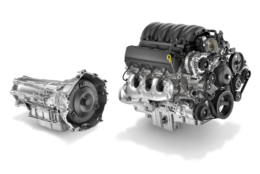 Motor de gasolina V8 de 6.6 L