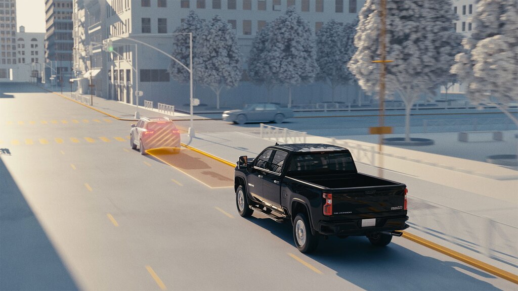 Posterframe de Forward Collision Alert y frenado de emergencia automático