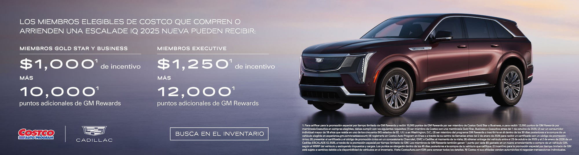 Oferta de ESCALADE IQ en Costco