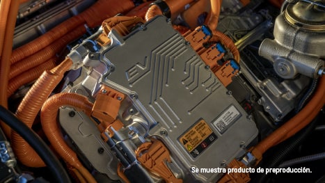 Primer plano de un motor eCrate