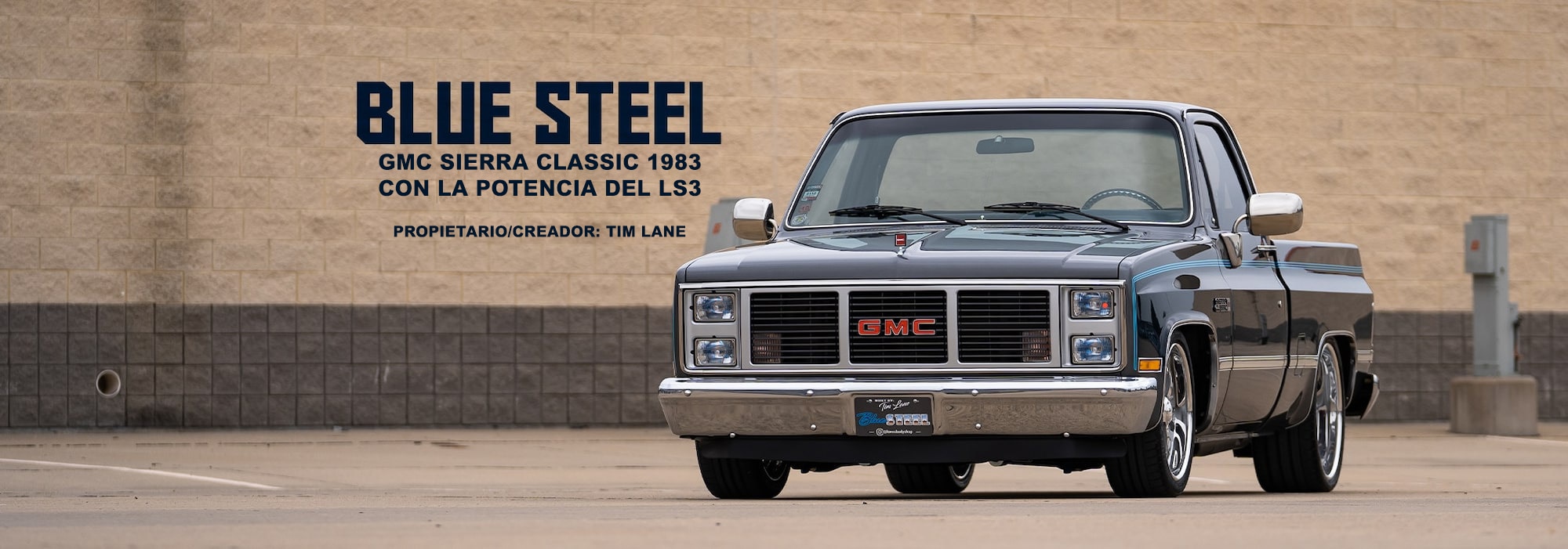 Blue Steel: GMC Sierra Classic 1983 con motor LS3