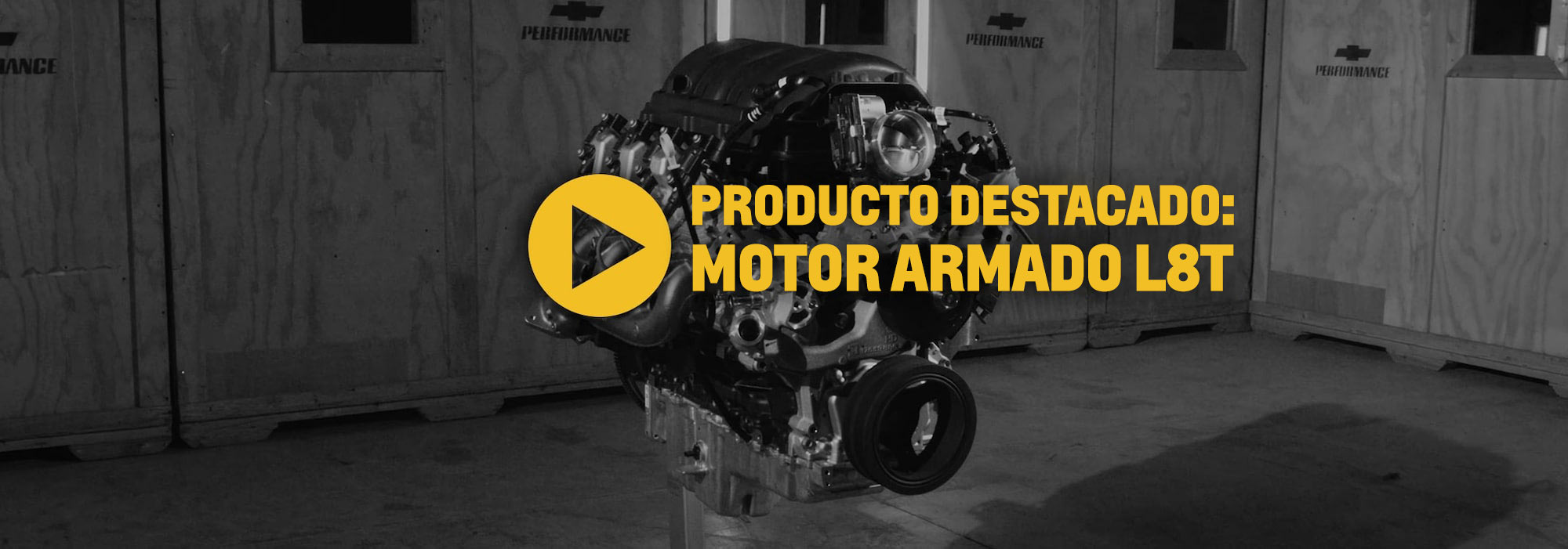 Video de producto destacado: Cartel de "Motor armado L8T"