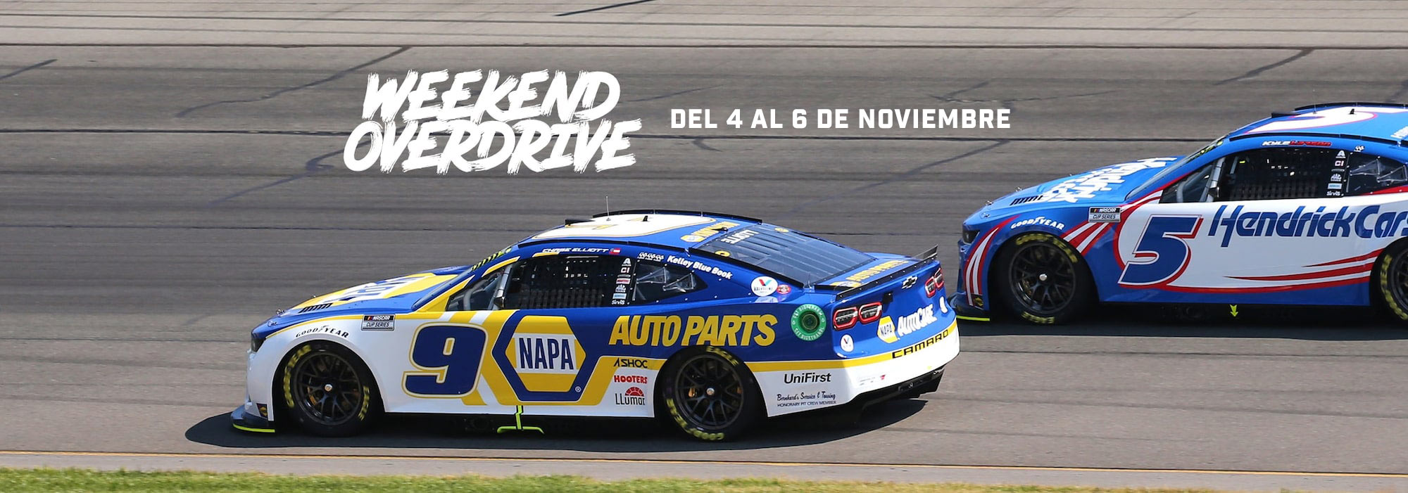 weekend overdrive del 4 al 6 de noviembre