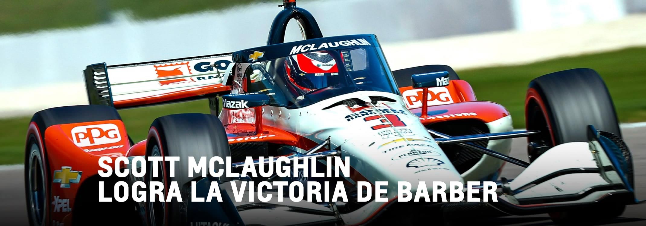 Scott McLaughlin logra la victoria en Barber