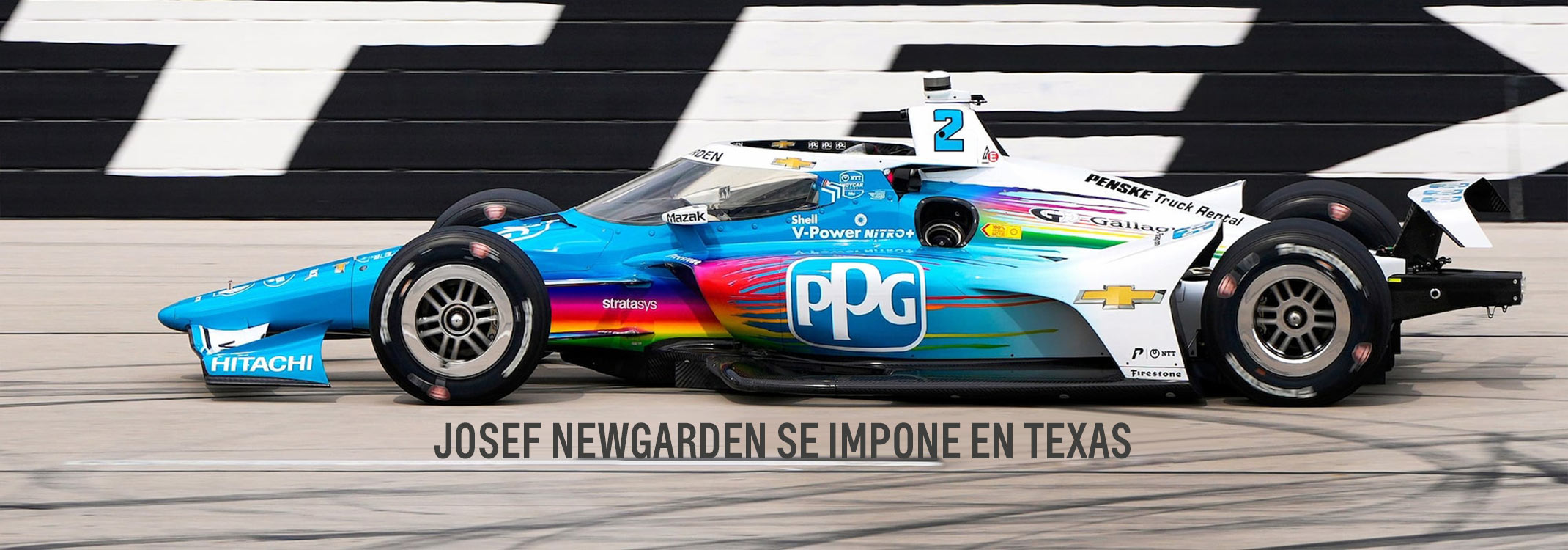 Josef Newgarden se impone en Texas