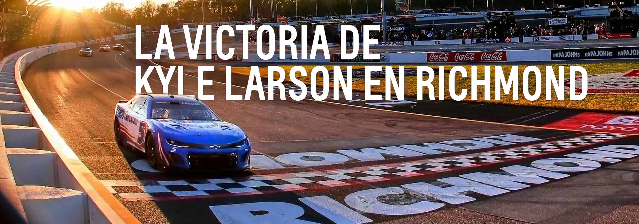 Kyle Larson se impone en Richmond