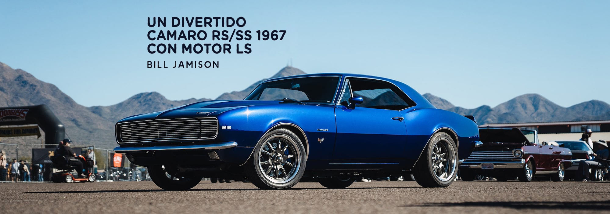 Un divertido Camaro RS/SS 1967 con motor LS