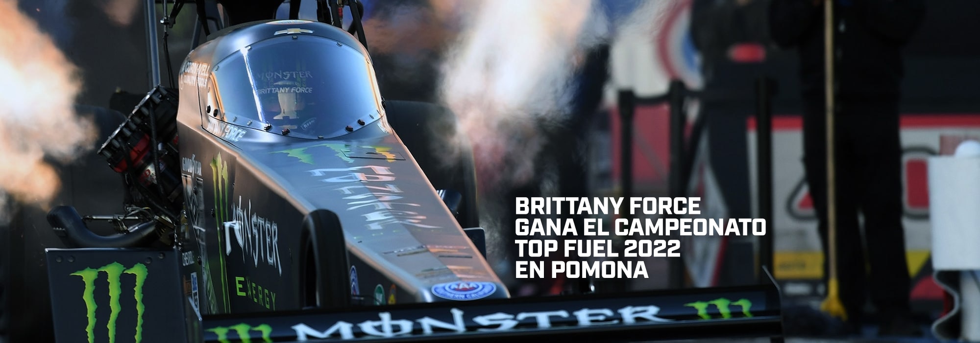 brittany force gana el campeonato top fuel 2022 en pomona