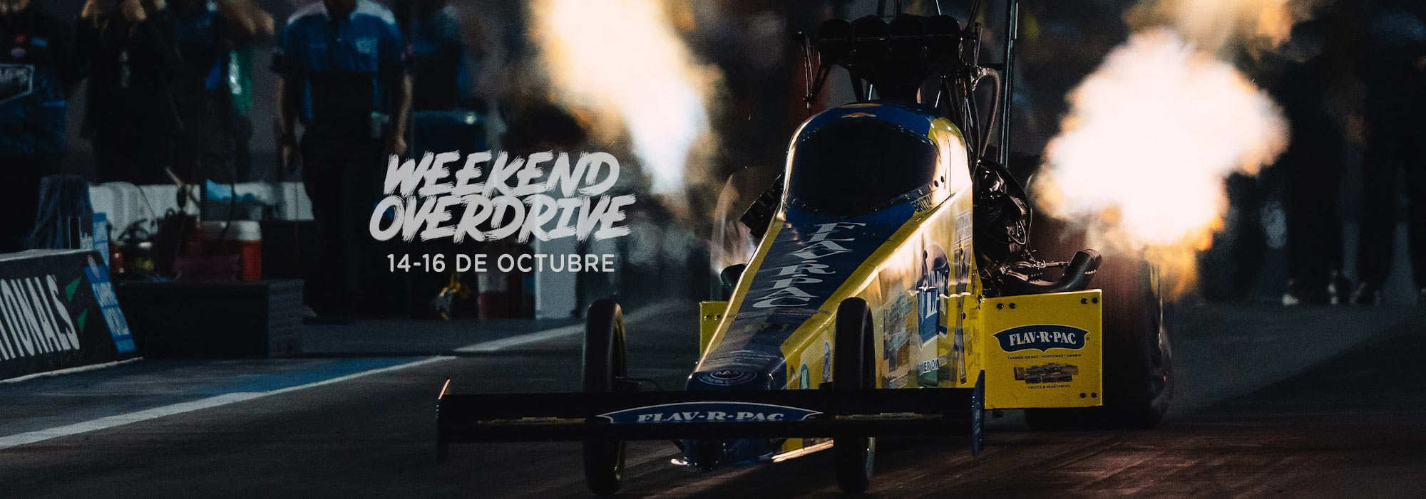 weekend overdrive del 14 al 16 de octubre