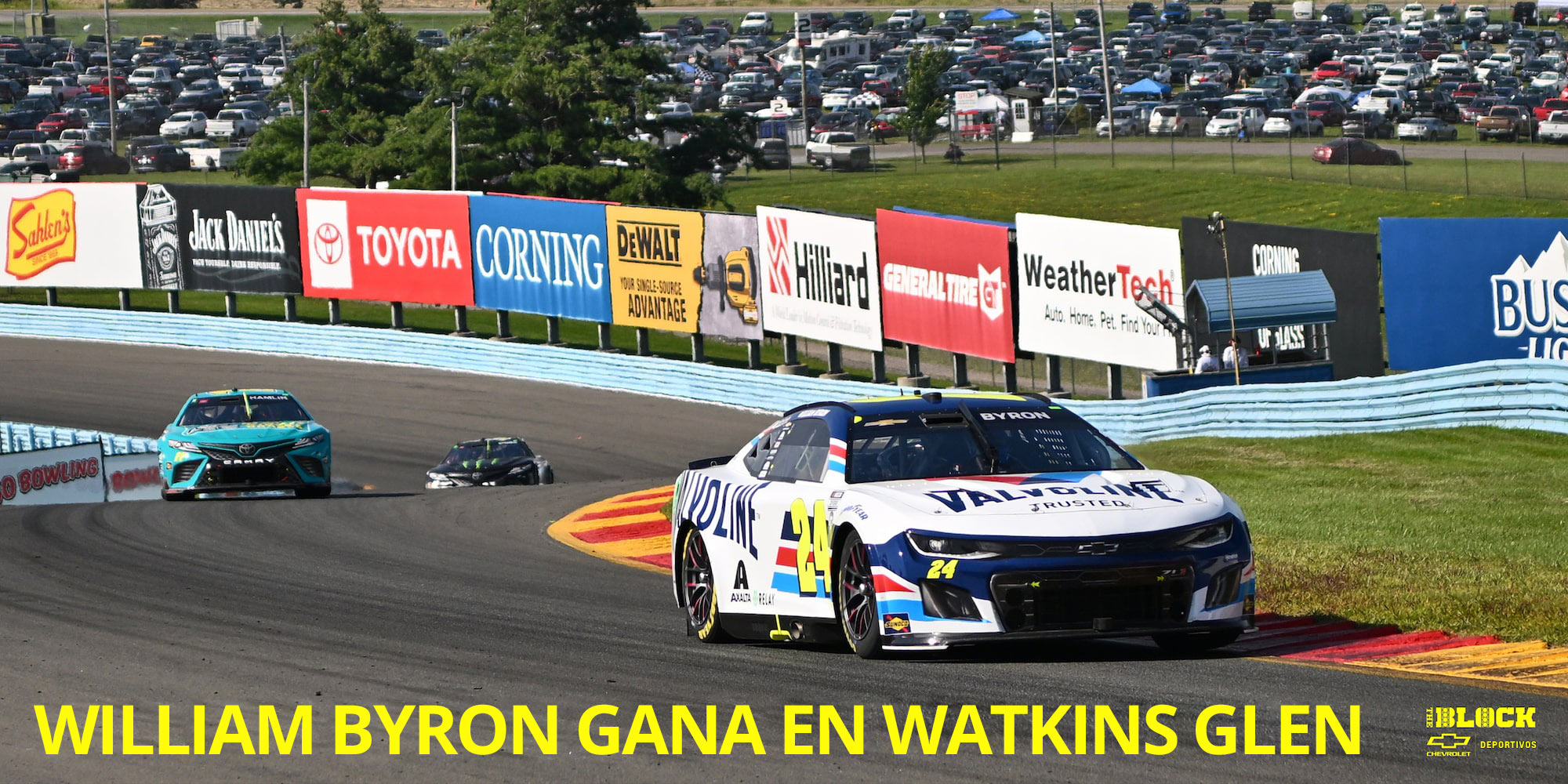 William Byron gana en Watkins Glen