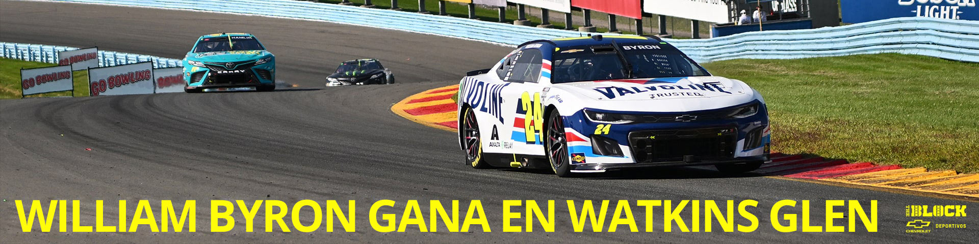 William Byron gana en Watkins Glen