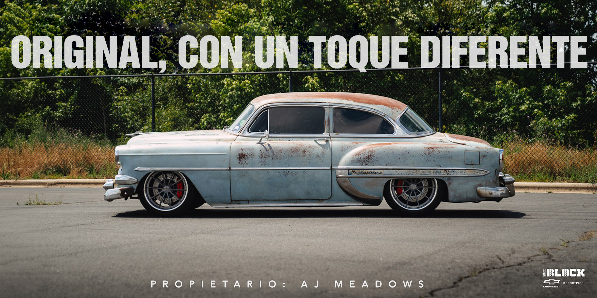 Original, con un toque diferente: Chevy 1954 con pintura patinada y la potencia del LT4