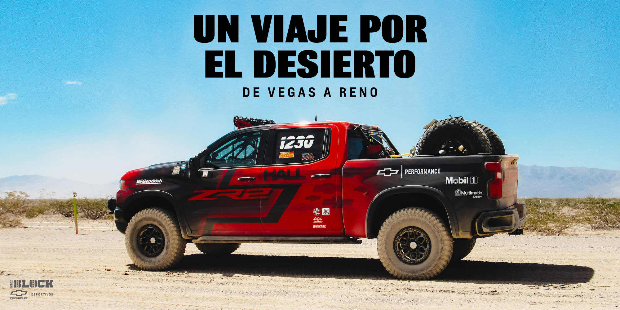 Una carrera por el desierto de Las Vegas a Reno