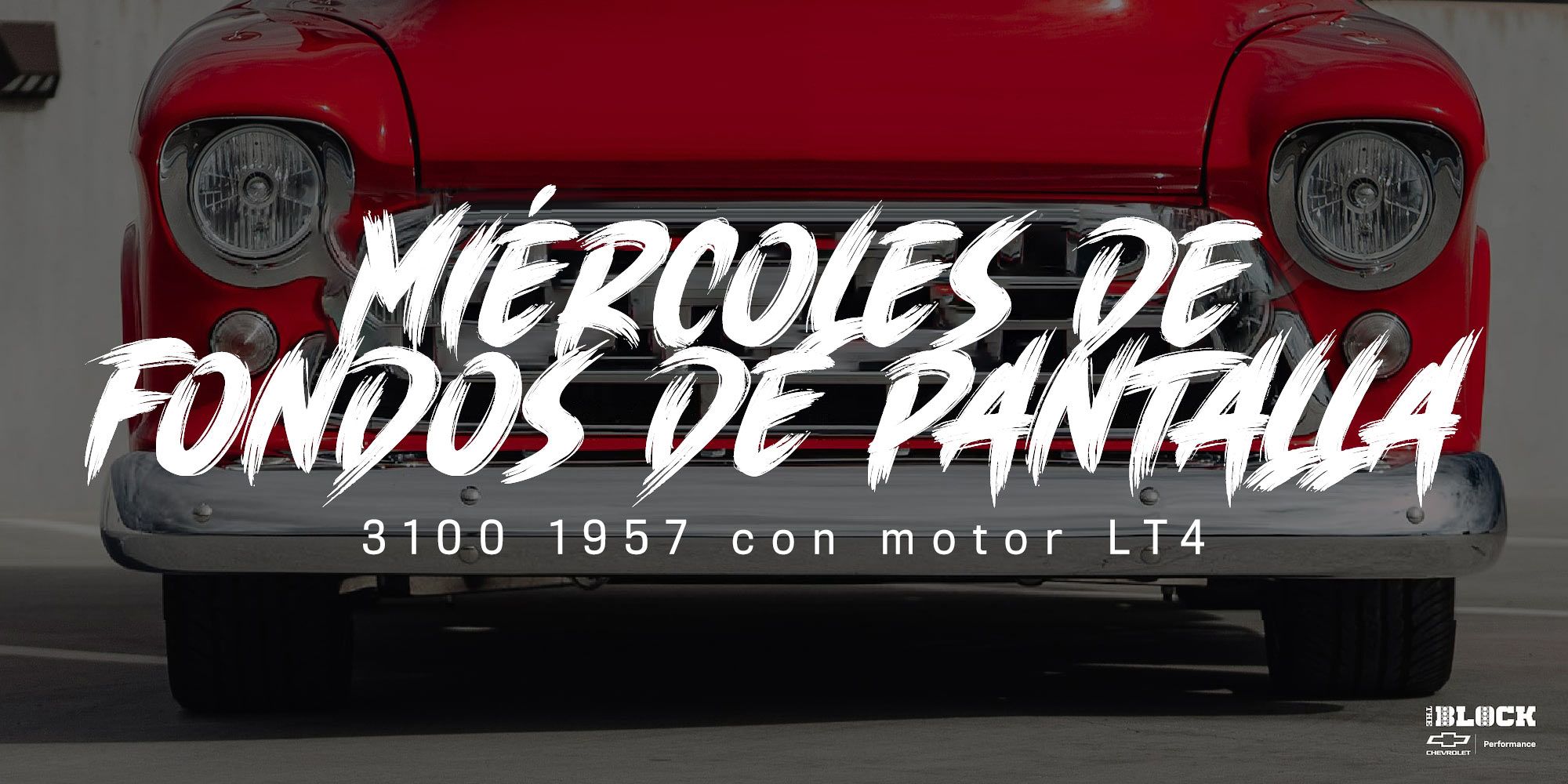 Miércoles de fondos de pantalla: 3100 1957 con motor LT4