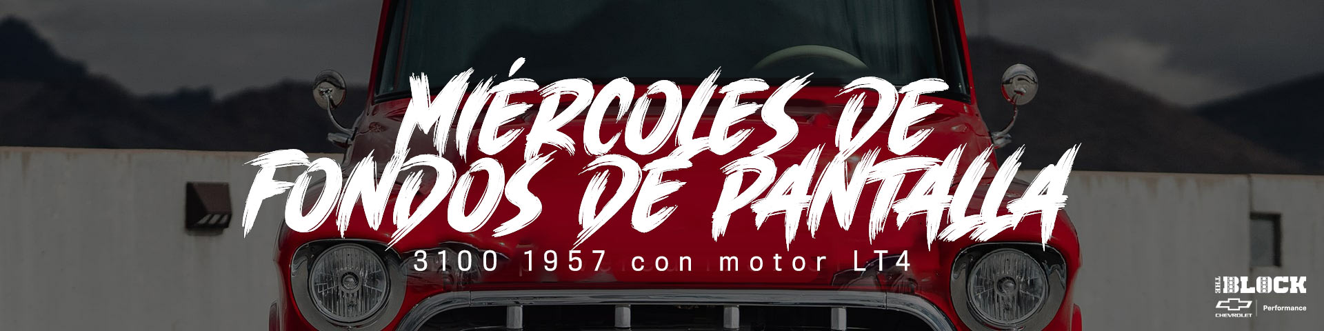 Miércoles de fondos de pantalla: 3100 1957 con motor LT4