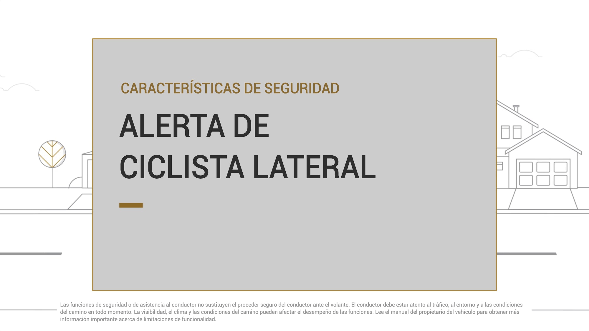 alerta de ciclista lateral disponible