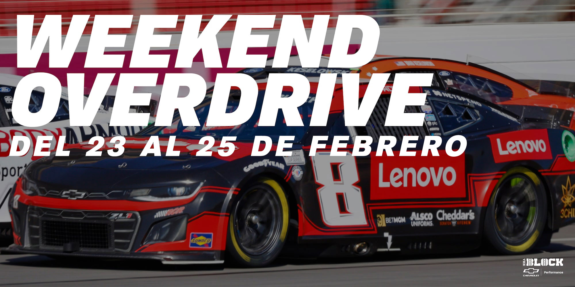 Weekend Overdrive: del 23 al 25 de febrero