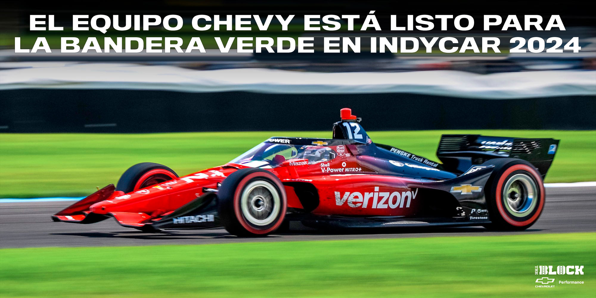 El equipo Chevy está listo para la bandera verde en INDYCAR 2024