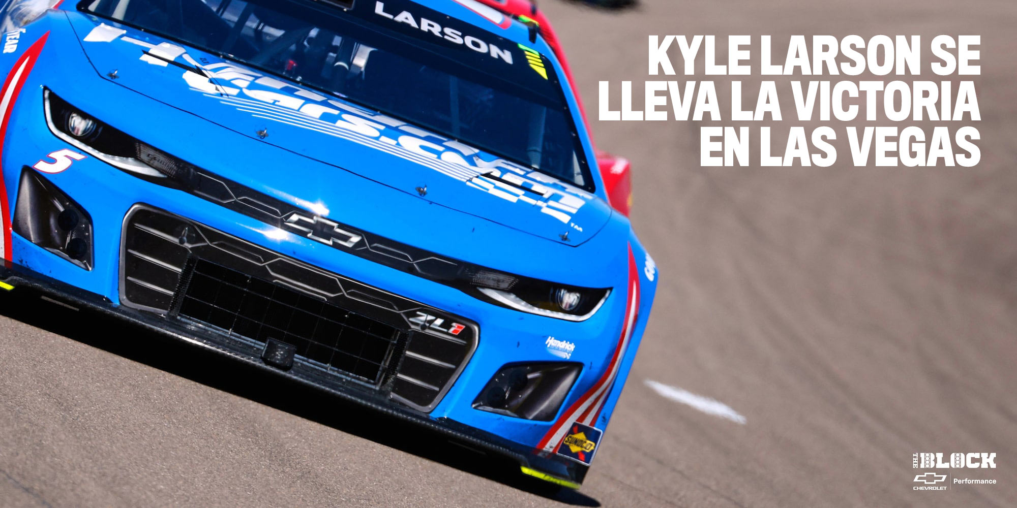 Kyle Larson se lleva la victoria en Las Vegas