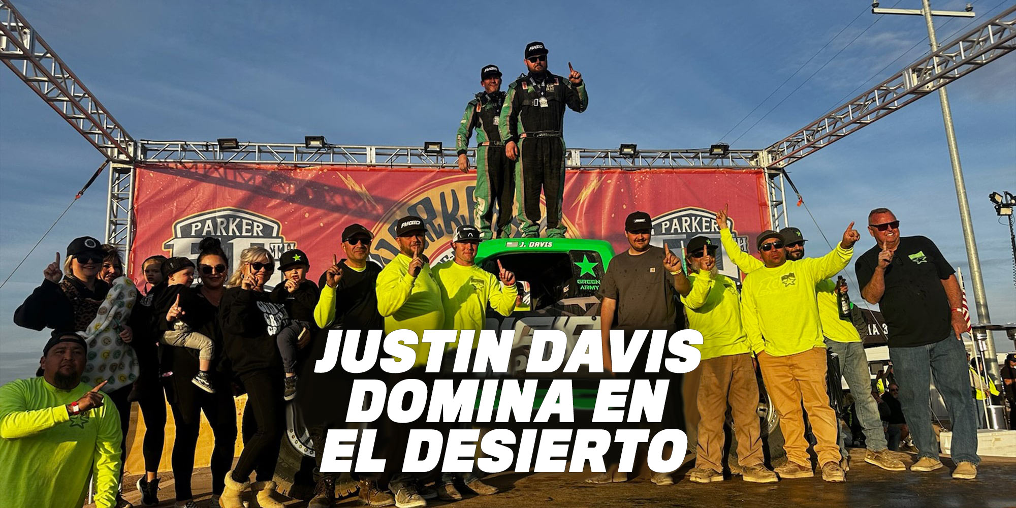 Justin Davis domina en el desierto