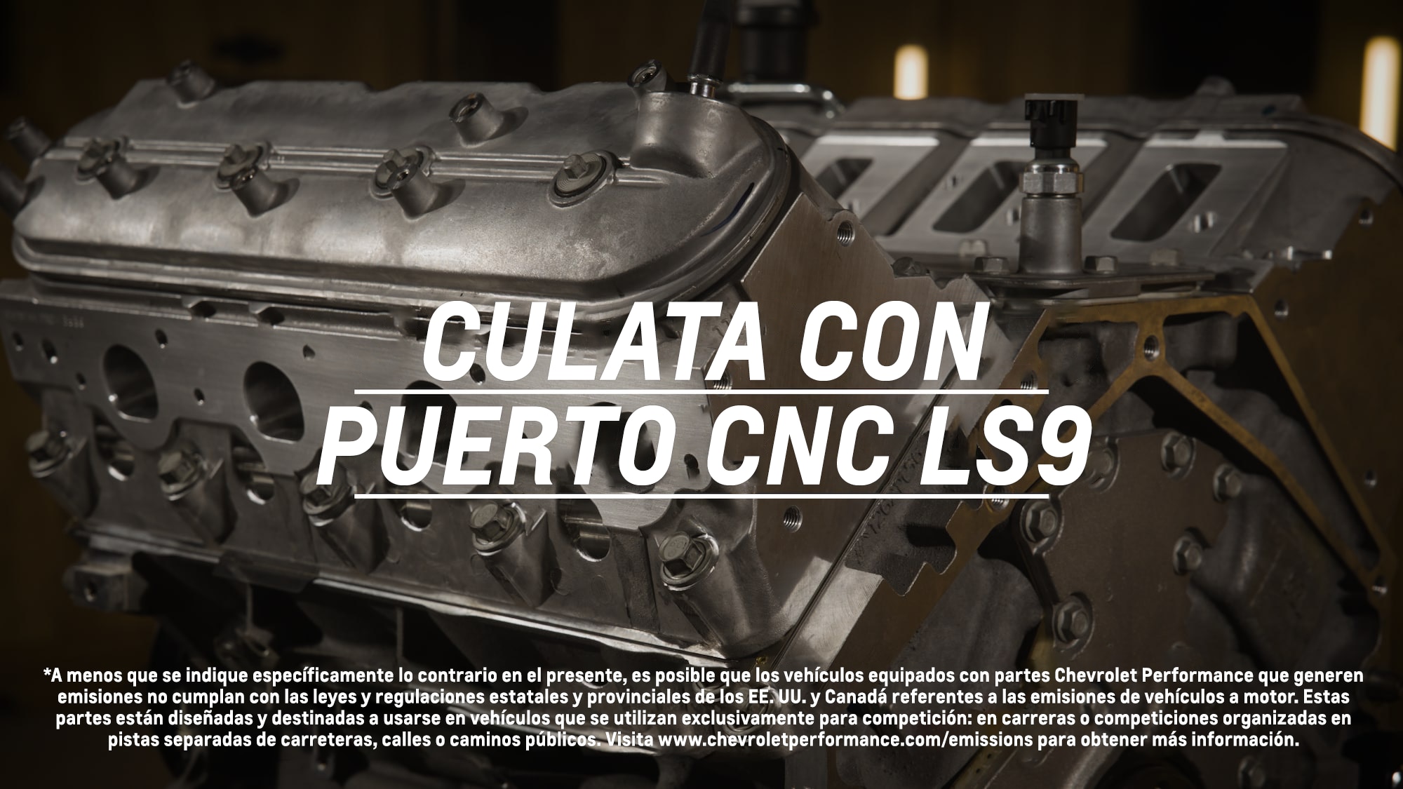 Culatas con puerto CNC LS9