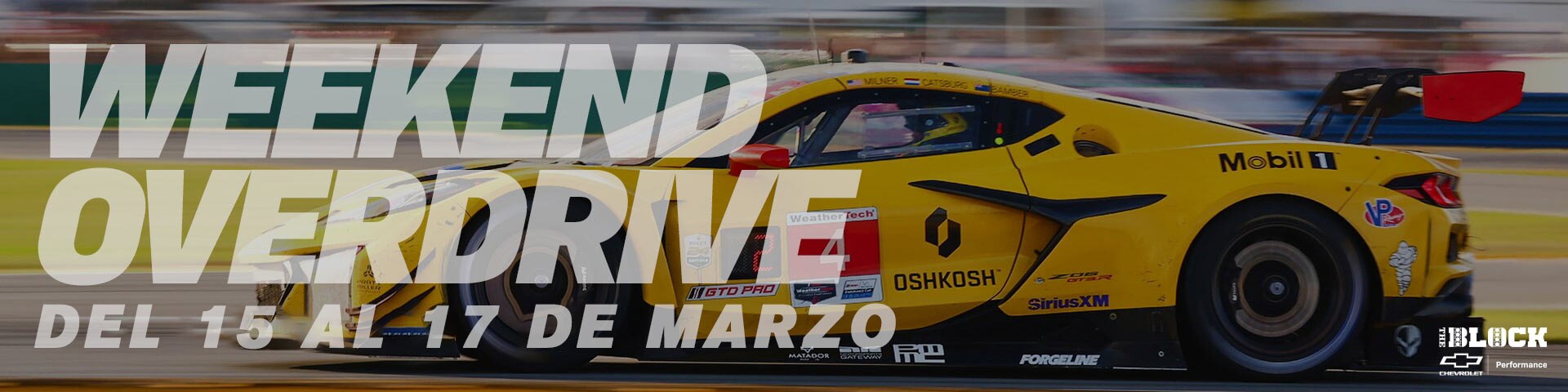 Weekend Overdrive: 15-17 de marzo