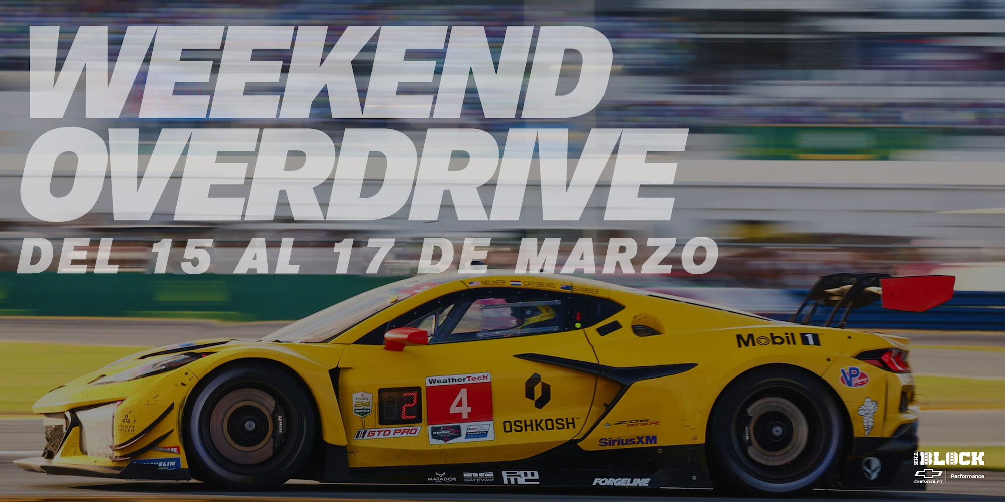 Weekend Overdrive: 15-17 de marzo