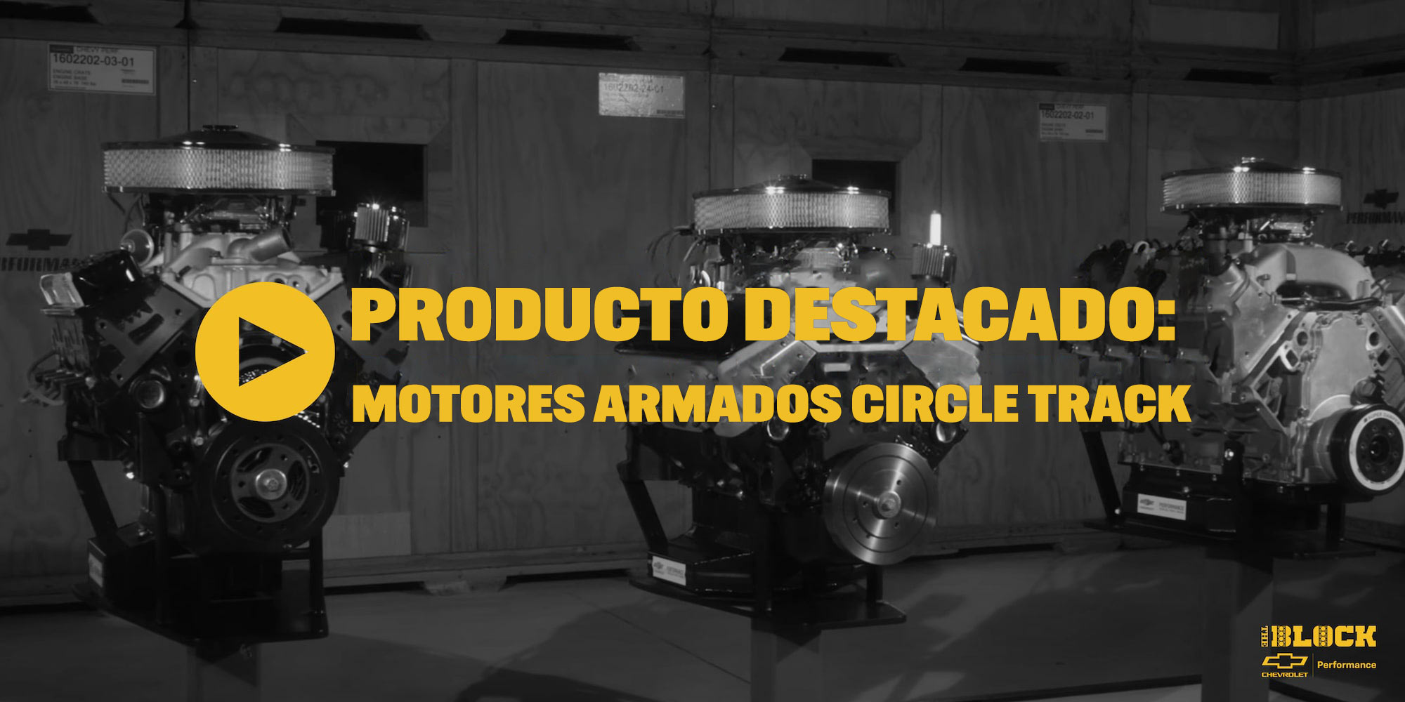 Video de producto destacado: Motores armados Circle Track