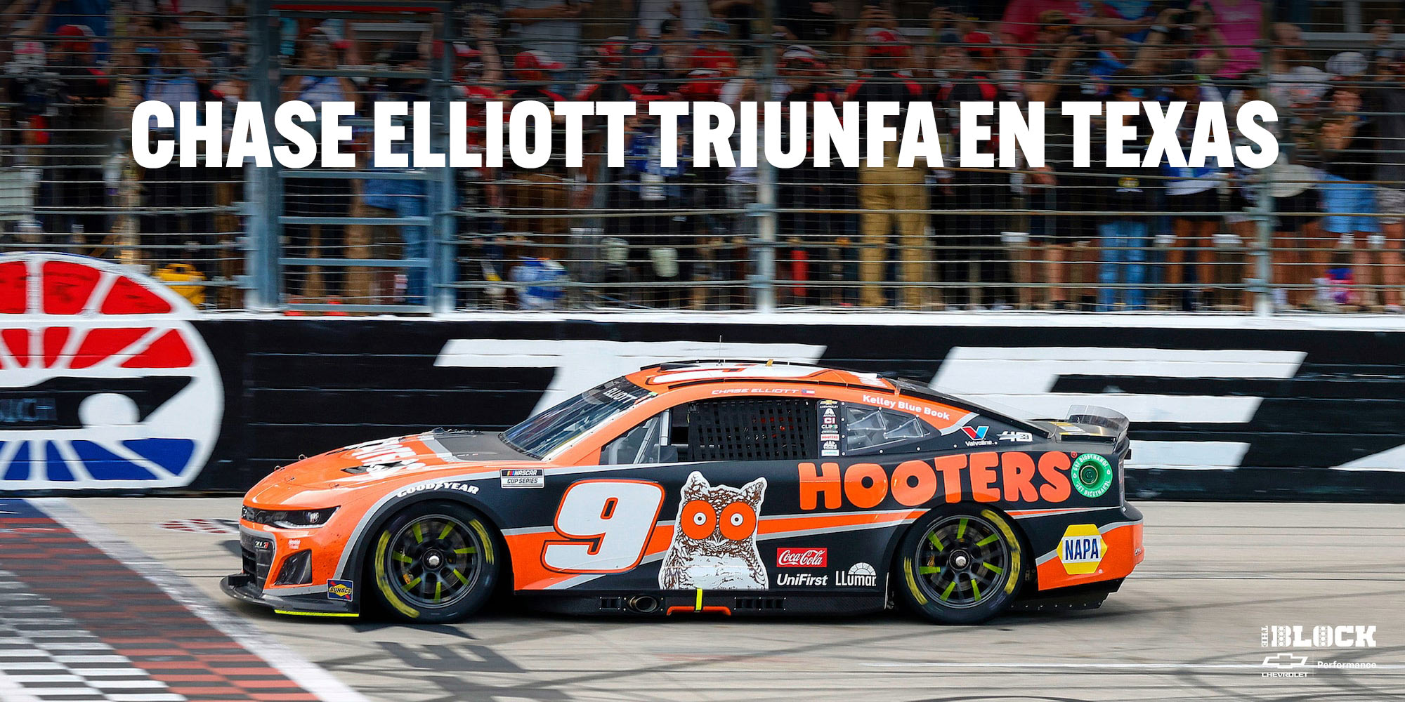 Chase Elliott triunfa en Texas